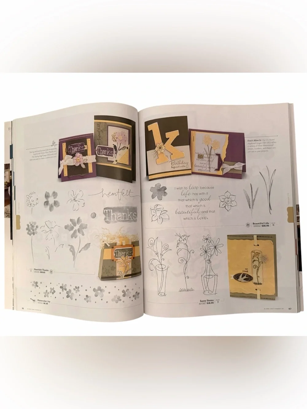 Stampin' Up! Idea Book & Catalog Fall-Winter 2007 Edition
